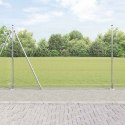ZESTAW SŁUPKÓW OGRODZENIOWYCH ZESTAW 2 STAL OCYNKOWANA 10X 1,5M