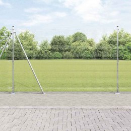 ZESTAW SŁUPKÓW OGRODZENIOWYCH ZESTAW 2 STAL OCYNKOWANA 10X 1,5M