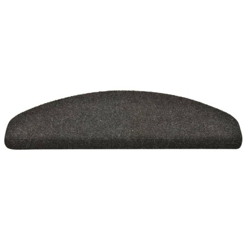 SAMOPRZYLEPNE NAKŁADKI NA SCHODY 10 SZT BRĄZOWE 65X21X4CM