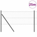 OGRODZENIE HEKSAGONALNE SZARE 0.6X25M STAL