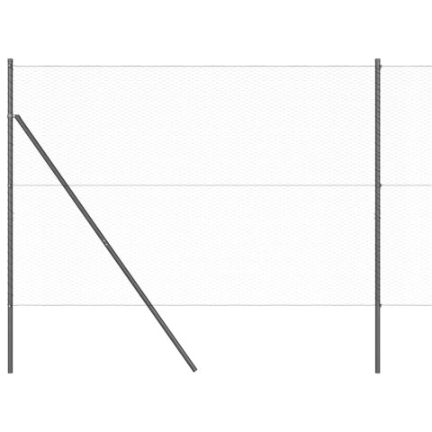 OGRODZENIE HEKSAGONALNE SZARE 1.6X10M STAL