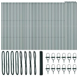 OGRODZENIE HEKSAGONALNE ZIELONE 1.4X100M STAL
