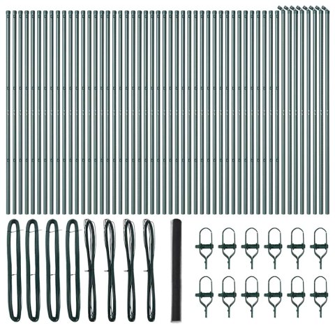 OGRODZENIE HEKSAGONALNE SZARE 1,6X100M STAL