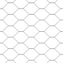 OGRODZENIE HEKSAGONOWE SZARE 1.6X100M STAL