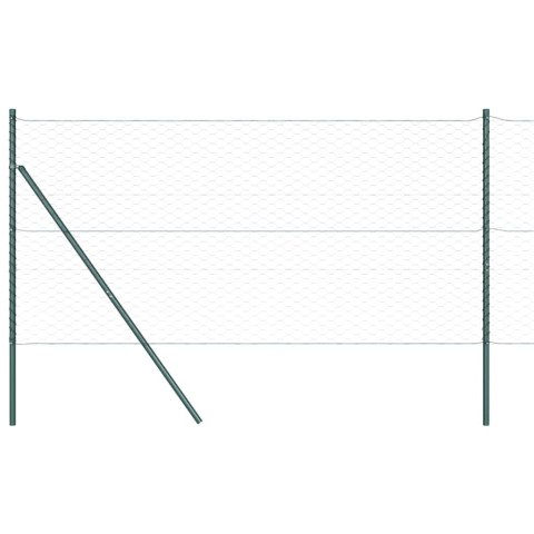SZARE OGRODZENIE HEXAGON 1X50M ZE STALI
