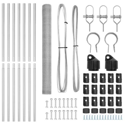 DREWNIANE OGRODZENIE 1,5X10M STAL OCYNKOWANA