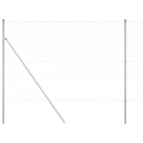 OGRODZENIE HEKSAGONALNE 1,5X100M STAL OCYNKOWANA