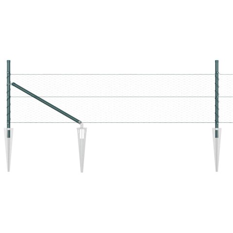 HEKSAGONALNE OGRODZENIE ZIELONE 0.5X100M STAL
