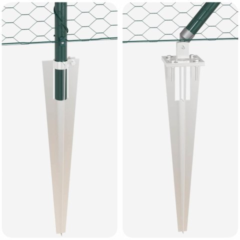 HEKSAGONALNE OGRODZENIE ZIELONE 0.5X100M STAL