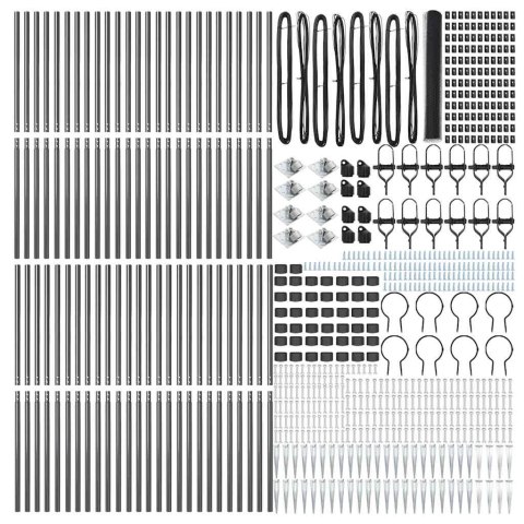 OGRODZENIE HEKSAGONALNE SZARE 1,2X100M STAL