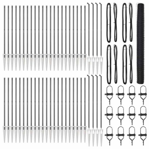 OGRODZENIE HEKSAGONALNE SZARE 1.6X100M STAL