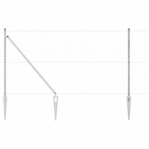 OGRODZENIE HEKSAGONALNE 1,2X100M STAL OCYNKOWANA