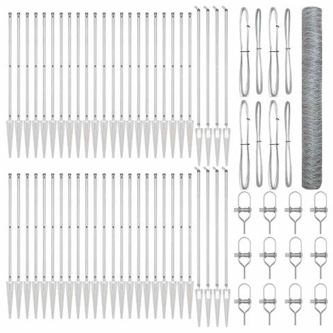 OGRODZENIE HEKSAGONALNE 1,4X100M ZE STALI OCYNKOWANEJ