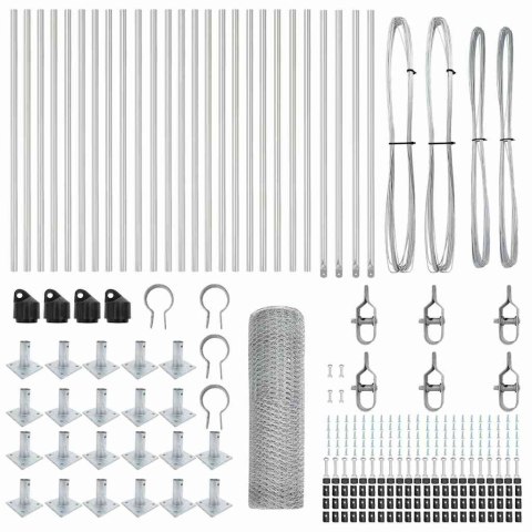 OGRODZENIE HEKSAGONALNE 0,5X50M ZE STALI OCYNKOWANEJ