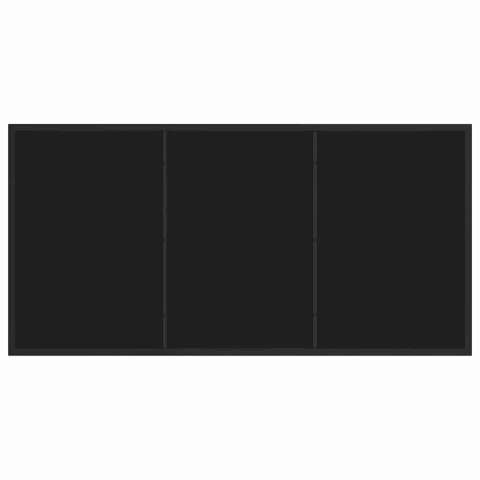 5-CZĘŚCIOWY ZESTAW DO JADALNI W OGRODZIE Z PODUSZKAMI CZARNY POLY RATTAN