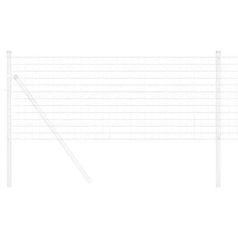 OGRODZENIE EURO 0.8X10M ZE STALI OCYNKOWANEJ