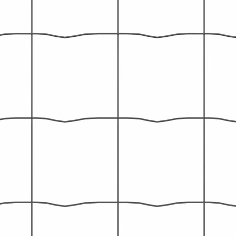 OGRODZENIE EURO SZARE 0,4X25M STAL