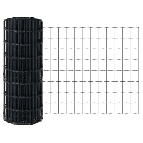 OGRODZENIE EURO SZARE 0,4X50 M STAL