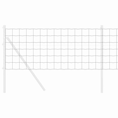 OGRODZENIE EURO SZARE 0.6X50M STAL