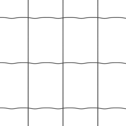 OGRODZENIE EURO SZARE 0,8X25M STAL