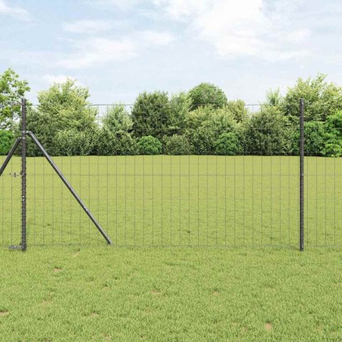 OGRODZENIE EURO SZARE 1.4X10M STAL