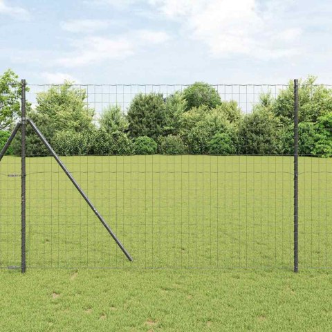 OGRODZENIE EURO SZARE 1,6X10M STAL