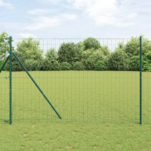 ZIELONE OGRODZENIE EURO 1.5X10M STAL