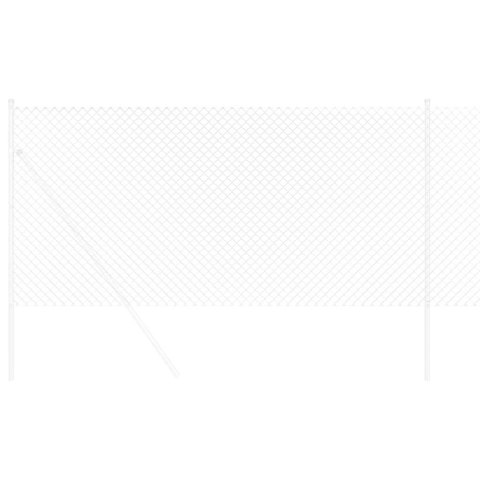 OGRODZENIE SREBRNY 25X 1,2M STAL OCYNKOWANA