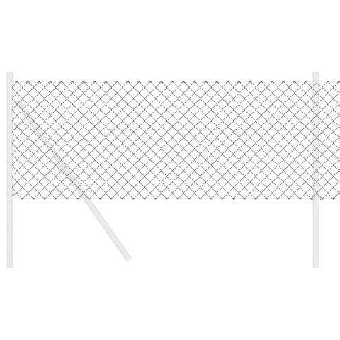 OGRODZENIE SZARY 25X 0.8M METAL