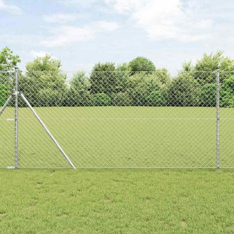 PŁOT SREBRNY 10X 1.4M STAL GALWANIZOWANA
