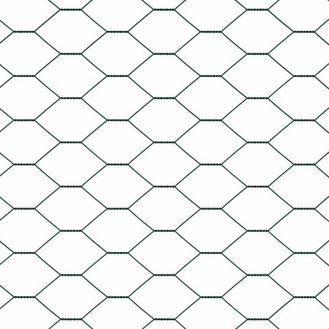 OGRODZENIE SZEŚCIOKĄTNE SZARE ZIELONY 1000X 140X 0.09CM