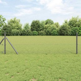 OGRODZENIE SZEŚCIOKĄTNE SZARE SZARY 0.8X 10M STAL