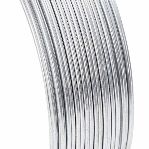 DRUT DO WIĄZANIA OGRODZEŃ SREBRNY 80M