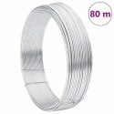 DRUT DO WIĄZANIA OGRODZEŃ SREBRNY 80M