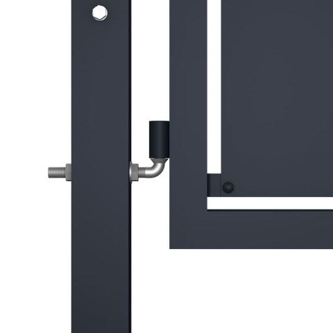 BRAMA OGRODZENIOWA STALOWA 350X 175CM ANTRACYTOWA