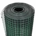 OGRODZENIE Z SIATKI GALWANIZOWANE PVC 25X1M ZIELONE