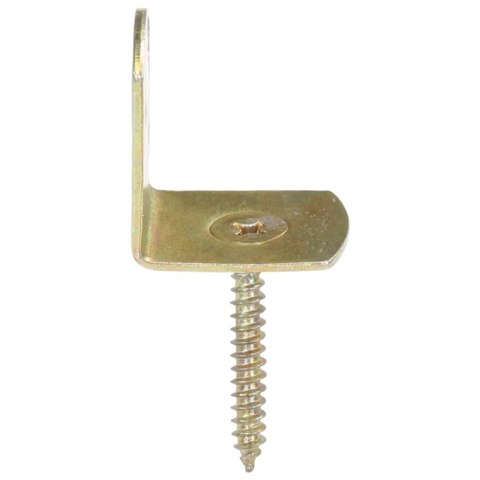 VidaXL Uchwyty do paneli ogrodzeniowych, 24 szt., kształt L, metalowe