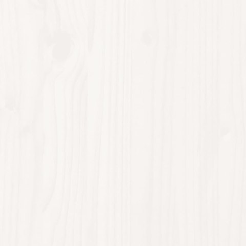 ŁÓŻKO Z REGAŁEM BEZ MATERACA BIAŁE 75X190CM SOSNOWE