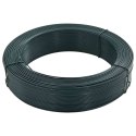 DRUT NACIĄGOWY DO OGRODZENIA 250M 0,9/1,4MM STAL ZIELONY