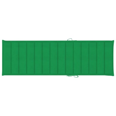 PODWÓJNY LEŻAK Z ZIELONYMI PODUSZKAMI IMPREGNOWANA SOSNA