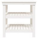 STOLIK ROBOCZY BIAŁY 78,5X50X80CM LITE DREWNO SOSNOWE