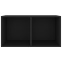 SZAFKA NA WINYLE CZARNA 71X34X36CM