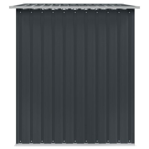 SZOPA OGRODOWA ANTRACYTOWA STALOWA 257X 205X 178CM