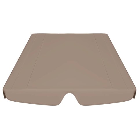 ZADASZENIE DO HUŚTAWKI OGRODOWEJ TAUPE 188/168X145/110CM