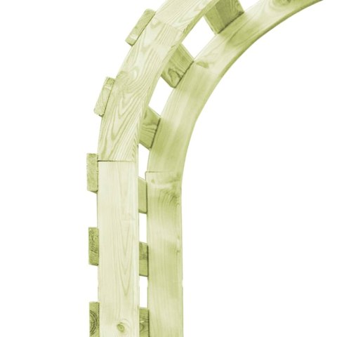 PERGOLA OGRODOWA Z ŁAWKĄ 130X60X230CM IMPREGNOWANA SOSNA