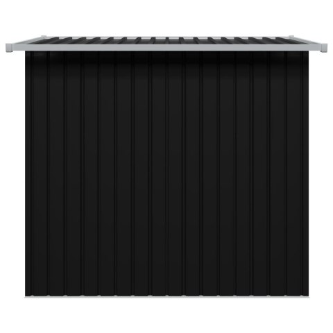 SZOPA OGRODOWA ANTRACYTOWA STALOWA