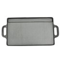 ŻELIWNE PŁYTY GRILLOWE DWUSTRONNE 2 SZT 38X 23CM