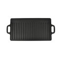 ŻELIWNE PŁYTY GRILLOWE DWUSTRONNE 2 SZT 38X 23CM