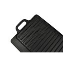 ŻELIWNE PŁYTY GRILLOWE DWUSTRONNE 2 SZT 38X 23CM