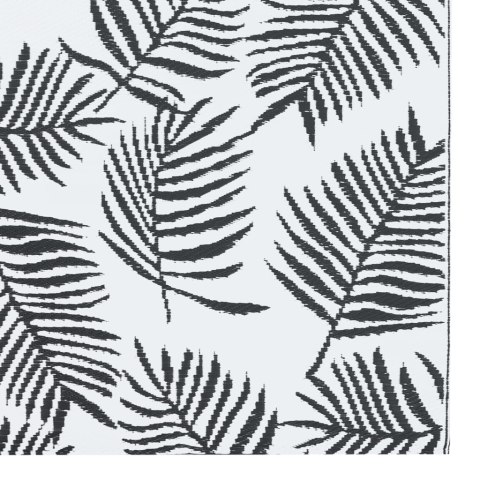 DYWAN NA ZEWNĄTRZ ARAKIL BIAŁO-CZARNY 80X150CM